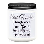 Niviy Teacher Gifts for Women Men, Teacher Christmas Gifts, Teacher Appreciation Gift Ideas for Birthday, Thanksgiving Day, Teacher Retirement Jar Soy Candles Gifts, 7oz Scented Candles for Home