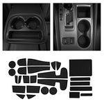 CupHolderHero fits Nissan Murano Accessories 2018-2024 Premium Custom Interior Non-Slip Anti Dust Cup Holder Inserts, Center Console Liner Mats, Door Pocket Liners 26pc Set (Solid Black)