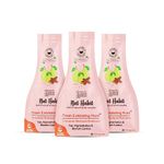 Nat Habit Face Scrub Cinnamon Nashpati Radiance Exfoliating Mura For Tan, Deep Cleansing, Pigmentation & Blemish Control, Chemical Free (Pack of 3 x 25 gm)