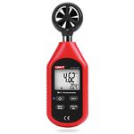 UNI-T Bluetooth Anemometer Handheld UNI-T UT363BT Handheld Mini Digital Anemometer with Thermometer and Max/Min for Weather Data Collection and Outdoors Sports Windsurfing Sailing With Backl