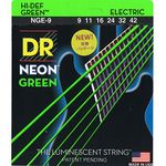 DR Strings Hi-Def Neon Green Electric Lite