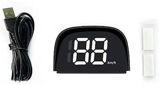 Shkalacar Car Digital GPS Speedometer Car HUD Heads Up Display with Speed, Mph/Kmh，USB Plug and Play for All Car