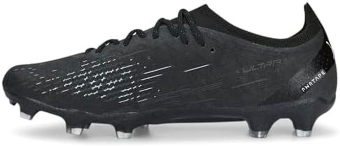 PUMA Mens Ultra Ultimate Firm GroundAg Soccer Cleats Cleated, Firm Ground, Turf - Black - Size 12 M