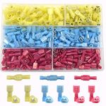 CEEYSEE 320Pcs 22-16 16-14 12-10 AWG Nylon Female Male Spade Crimp Connector Insulated Quick Disconnects Wire Connectors Terminals Set（NSZ)