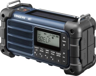 Sangean MMR-99 Emergency Radio – Crank, Solar, DAB+, Dark Blue