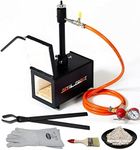 DEVIL-FORGE Gas Propane Forge DFPROF1+1D, 1 Burner DFP (80.000 BTU), Gas Ball Valve, Air Choke, 1 Door, Knife Making, Blacksmith, Farrier, 2500°F / 1370°C
