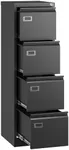 Letaya 4 Drawer File Cabinet with L