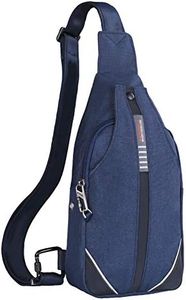 Waterfly Small Crossbody Sling Backpack Anti Theft Backpack for Traveling Chest Shoulder Bag