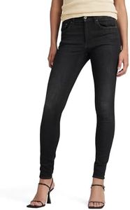 G-STAR RAW Women's 3301 High Skinny Jeans, Black (Worn in Coal D05175-a634-b179), 31W x 34L