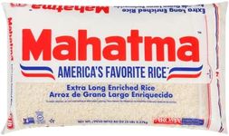 Mahatma Extra-Long-Grain Rice 5-Pound Rice Bag, Gluten-Free and Non-GMO White Rice Bulk Bag, 1 Bag of Rice