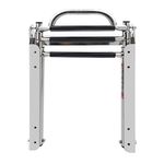 KAOLALI 3 Step Stainless Steel Boat Ladder Pontoon Boat Ladder 3 Step Folding Ladder For Marine Under Platform Telescoping Extendable Boat Ladder Swim Ladders Capacity For Yacht Marine Swimming Pool