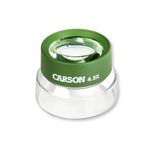 Carson Kids BugLoupe 4.5X Pre-Focused Stand Magnifier Loupe for Viewing Insects, Plants, Coins, Stamps, Maps, Fine Print and Wildlife (HU-55)