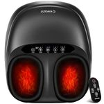 Shiatsu Foot Massager Machine with Heat, Upgraded Deep Kneading Foot Massager with Remote, Multi-Mode Foot Massage, Auto-Off Timers, Relax for Home Office, Father’s Day Gift for Dad