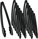 [Black Tongs 12'' Inches] Plasticpr