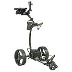 Bat-Caddy X4 Sport Electric Push Cart w/ Free Accessory Kit, 33Ah, Black