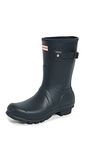 HUNTER Women's Original Short Rain Boot,Navy Matte,8 B(M) US