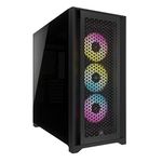 Corsair 5000D RGB Mid-Tower Case - 3X AF120 RGB Fans - Lighting Node PRO - High-Airflow Design - RapidRoute Cable Management - Black