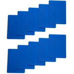 Brybelly Set of 10 Blue Plastic Poker Size Cut Cards