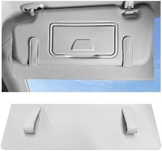 NYTKL Sun Visor Extender for Car, Anti-Glare Sunvisor Extension Shade Attachment for Safe Driving, Clip-On Sun Blocker Sunshade Extender Protect Driver Passenger from UV Rays (Gray)