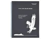 Whaley Gradebook (9 x 12 inches) 2-Line Grade And Attendance Record Book, Four Quarters or Six Terms (GB-2L)