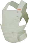 marsupi Breeze Baby Carrier - Lightweight Baby Carrier for Newborns from 3.5 kg and Toddlers up to 15 kg - Compact Child Carrier with Sturdy Velcro System - Size L, Pistacho