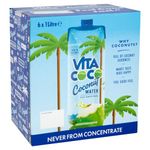 Vita Coco Pure Coconut Water 1L x 6 | Electrolyte-Rich | Hydrate Naturally | Sustainably Sourced | Zero Artificial Additives | Authentic Coconut Water | Refreshing Baverage