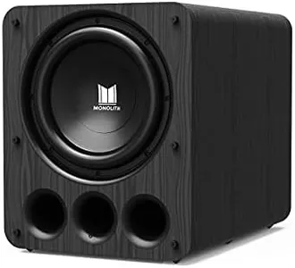 Monolith THX Ultra Certified 2000 Watt Powered Subwoofer - 13-Inch, Massive Output, Low Distortion, for Studio and Home Theater Systems, Black Ash Finish