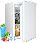 Electactic 2.56 Cu.ft Compact Refrigerator with Reversible Single Door, WHITE