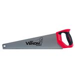 Draper 82204 Venom Second Fix Triple Ground 12PPI Handsaw, 550 mm Blade Length, Black
