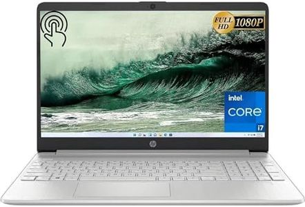 HP 15.6" Full HD Touchscreen Laptop, 16GB RAM, 1TB SSD Storage, Intel Core i7-1255U Processor up to 4.7GHz, Long Battery Life, HD Camera, HDMI, Windows 11, Natural Silver, W/GaLiMu