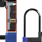 PENTAGON Bike U Lock - Patented Heavy Duty Anti Theft Bicycle ULock - World's Strongest Diamond 20 Sold Secure Bike Security D Lock with Keys for Bikes Electric Bikes and Scooters (6/11.8 Inch)