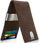 Slim Bifold Wallets for Men - Money Clip Wallet RFID Front Pocket Thin Minimalist Mens Wallet Credit Card Holder