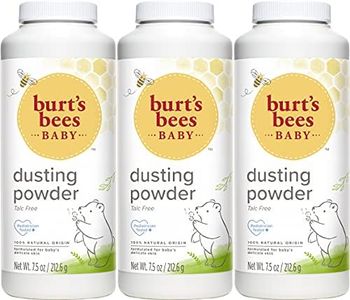 Burt's Bees Baby 100% Natural Dusting Powder, Talc-Free Baby Powder - 7.5 Ounce Bottle (Pack of 3)
