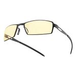Gunnar Optiks G0005-C001 SheaDog Full Rim Ergonomic Advanced Computer Glasses with Amber Lens Tint, Onyx Frame Finish
