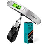 Boldfit Weight Machine For Luggage Weighing Scale For Luggage Capable Upto 50 Kg Weight Luggage Weight Machine Weighing Machine For Luggage With LCD Display Luggage Weighing Scale / Luggage Scale