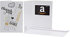 Amazon.co.uk Gift Card for Any Amount in a Global Thank You Greeting Card