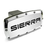 Engraved Billet Aluminum Tow Hitch Cover Compatible for GMC Sierra