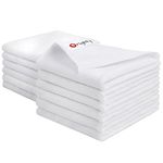 Orighty Bath Towel Pack of 4(27’’ x 54’’) - Soft Feel White Bath Towel Sets, Highly Absorbent Microfiber Towels for Body, Quick Drying, Microfiber Bath Towels for Sport, Yoga, SPA, Fitness