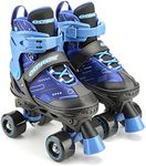 Osprey Unisex-Youth SK3008-S Kids Roller, Adjustable Quad Skates, Ages 5+, Blue, Small