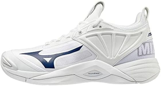 Mizuno Women's Wave Momentum 2 Volleyball Shoe, Black/Silver, 9