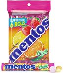 Mentos Halloween Trick or Treat Candy, Mint Chewy Roll, Fruit, Individually Wrapped Bulk Candy for Adults & Kids, Non-Melting, 14 Count (Pack of 6)