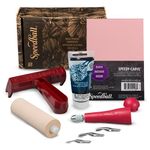 Speedball Super Value Block Printing Starter Kit – Includes Ink, Brayer, Lino Handle and Cutters, Speedy-Carve