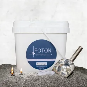 Foton Pearled Candle Sand 9lb Bucket, Sage Green Unscented