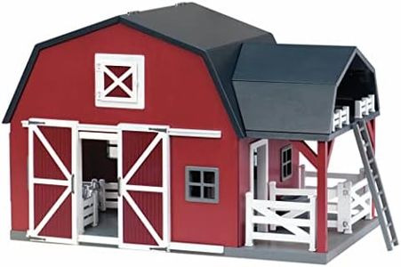 Terra by Battat Terra AN2101Z Battat - Animali in legno Barn Farm Toys Playset per bambini 3+ (20 pezzi), Multicolore, 19. 57 (L) x 13. 90 (W) x 13. 07 (H) pollici
