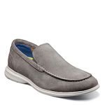 Florsheim Men's, Hamptons Moc Toe Venetian Loafer, Gray Suede, 9