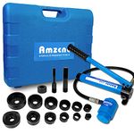 AMZCNC Hydraulic Knockout Punch Electrical Conduit Hole Cutter Set KO Tool Kit 1/2 to 2 inch (8T(1/2"-2"))…