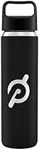 Peloton Glass Water Bottle | 16 oz. Bottle with Non-Slip Silicone Sleeve, Easy-Screw Top Opening, and Travel-Friendly Handle, Black