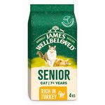 James Wellbeloved Hypoallergenic Dry Cat Food for Senior Cats Turkey 4 kg