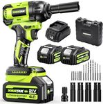 Robustrue Cordless Impact Wrench, 4