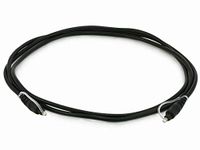 Monoprice S/PDIF (Toslink) Digital Optical Audio Cable,6ft,Black